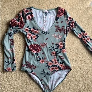 Floral bodysuit